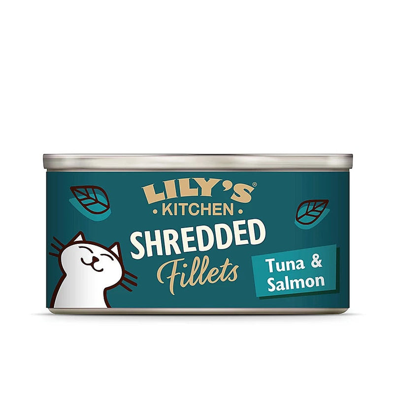Lily’s Kitchen Shredded Fillets in Broth Tuna with Salmon for Adult Cats 70g - Case of 24