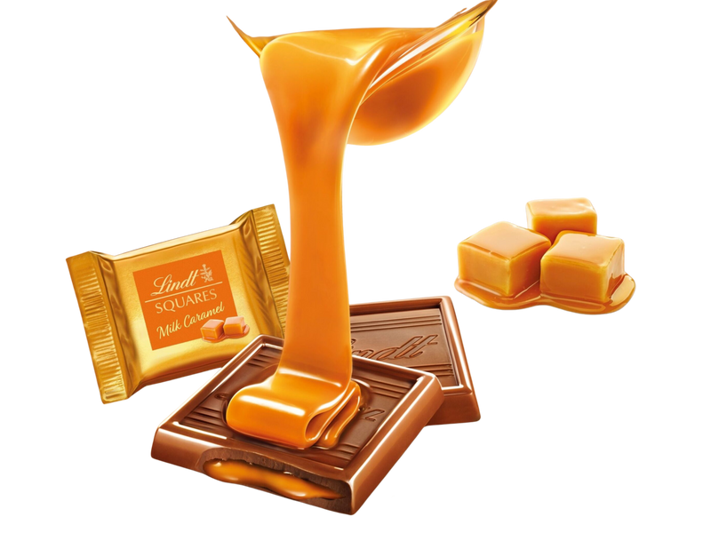 Lindt | Caramel Milk Chocolate Squares