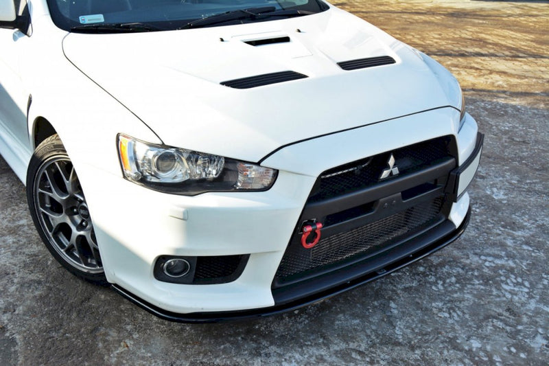 Maxton Design - FRONT SPLITTER V.2 MITSUBISHI LANCER EVO X (2007-2015)