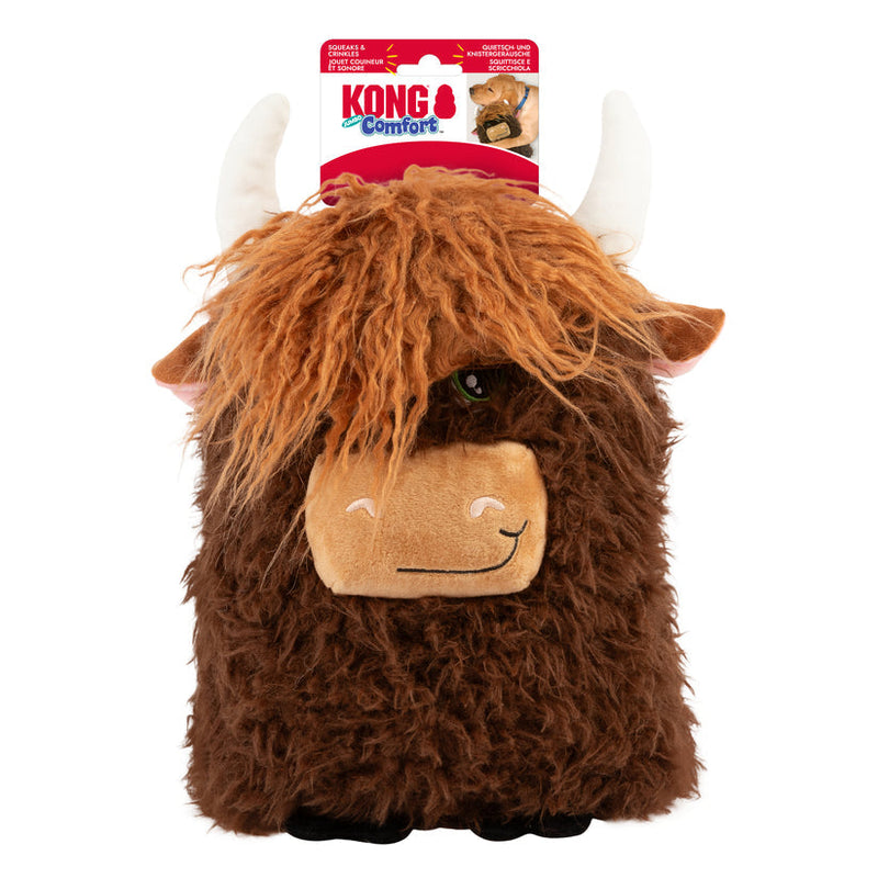 KONG Comfort Jumbo Highland Cow Assorted XL - Case of 12