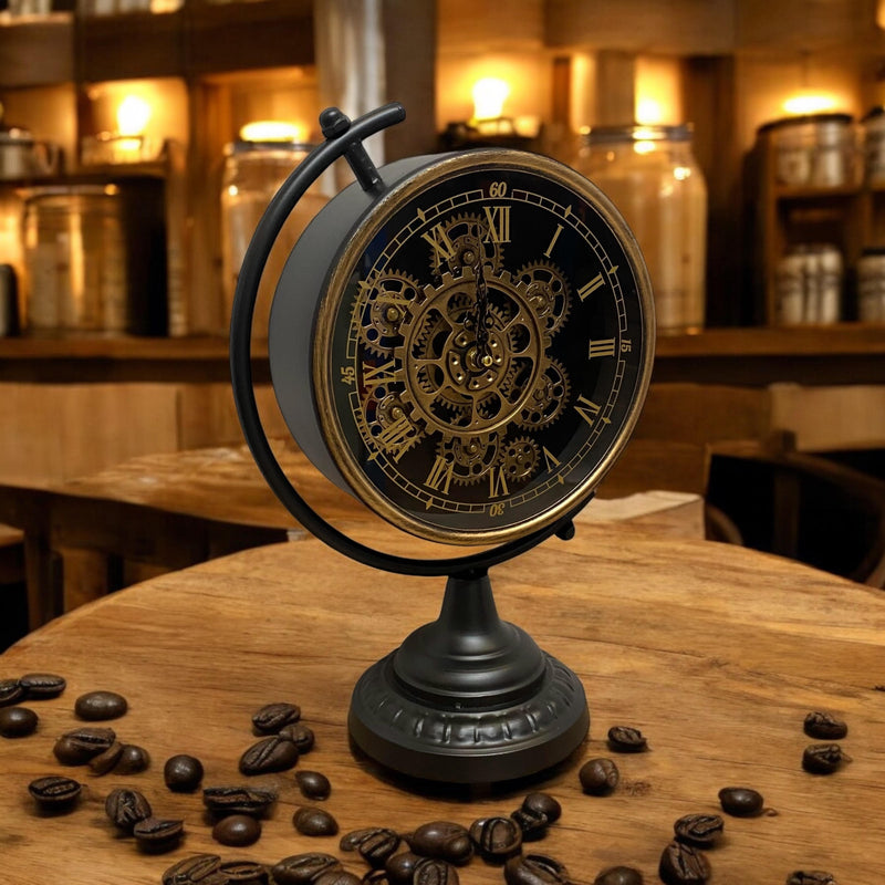 43CM GLOBE CLOCK
