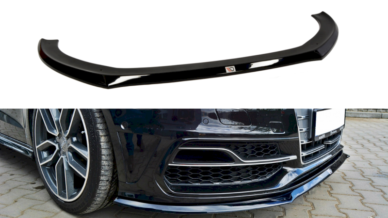 Maxton Design - FRONT SPLITTER AUDI S3 SPORTBACK / AUDI A3 8V SLINE SPORTBACK (2013-2016)