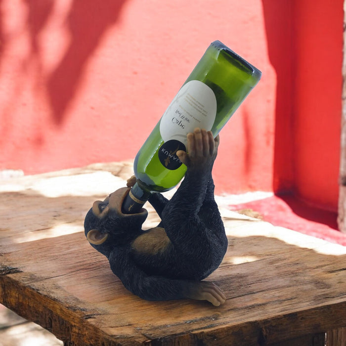 25CM GORILLA WINE BOTTLE HOLDER