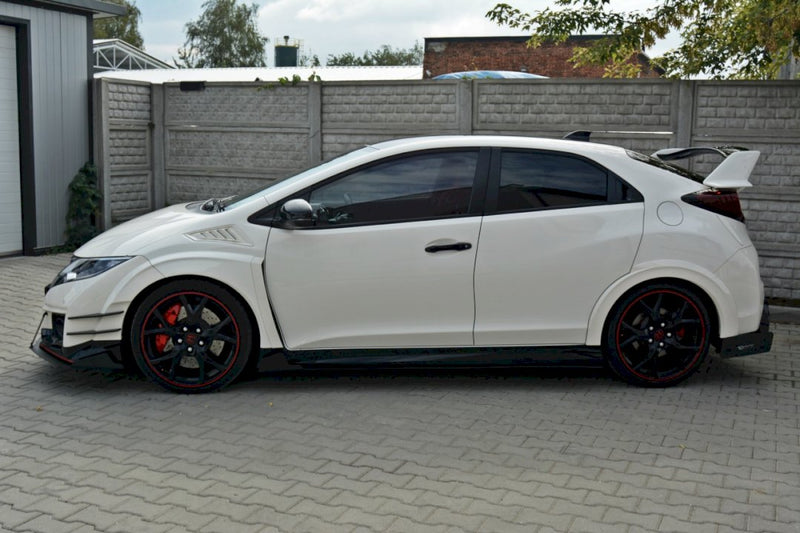 Maxton Design - RACING SIDE SKIRTS DIFFUSERS HONDA CIVIC IX TYPE R (2015-2017)