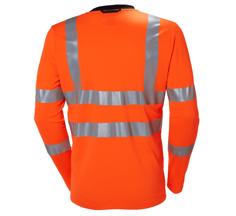 Helly Hansen 79093 Addvis Long Sleeve Stretch Hi-Vis T-Shirt Top