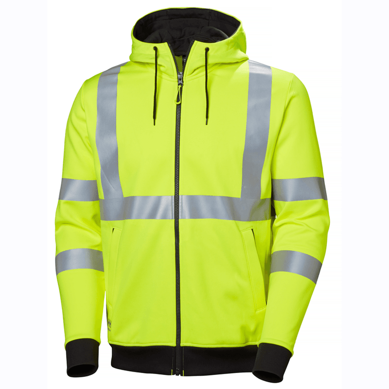 Helly Hansen 79094 Addvis Hi-Vis Stretch Zip Hoodie Sweatshirt