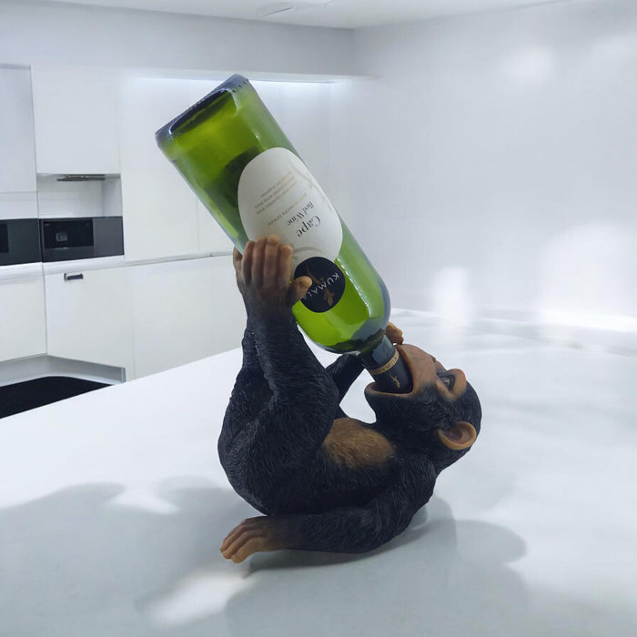 25CM GORILLA WINE BOTTLE HOLDER