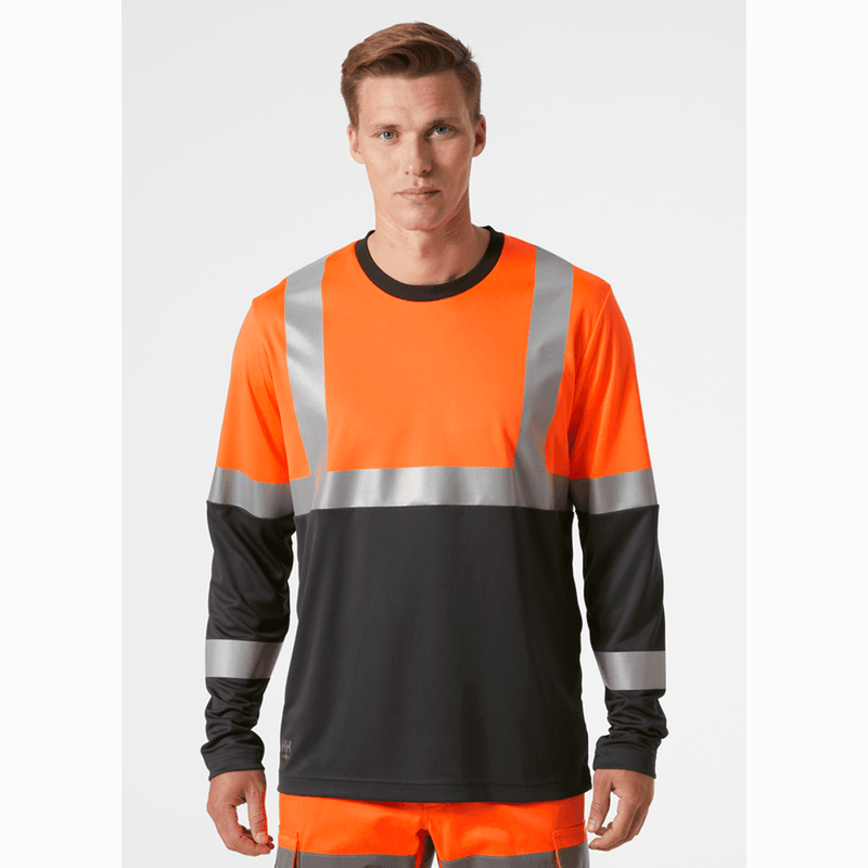 Helly Hansen 79255 Addvis Hi-Vis Longsleeve T-Shirt Top Class 1