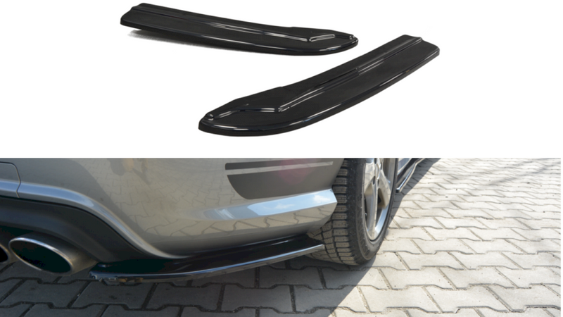 Maxton Design - REAR SIDE SPLITTERS MERCEDES C W204 AMG-LINE (FACELIFT) 2010-2015