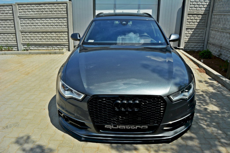 Maxton Design - FRONT SPLITTER V.2 AUDI S6 / A6 C7 S-LINE (2011-2014)