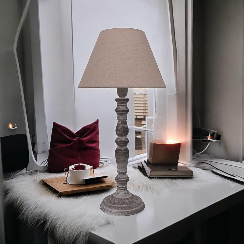 40CM LAMP AND SHADE