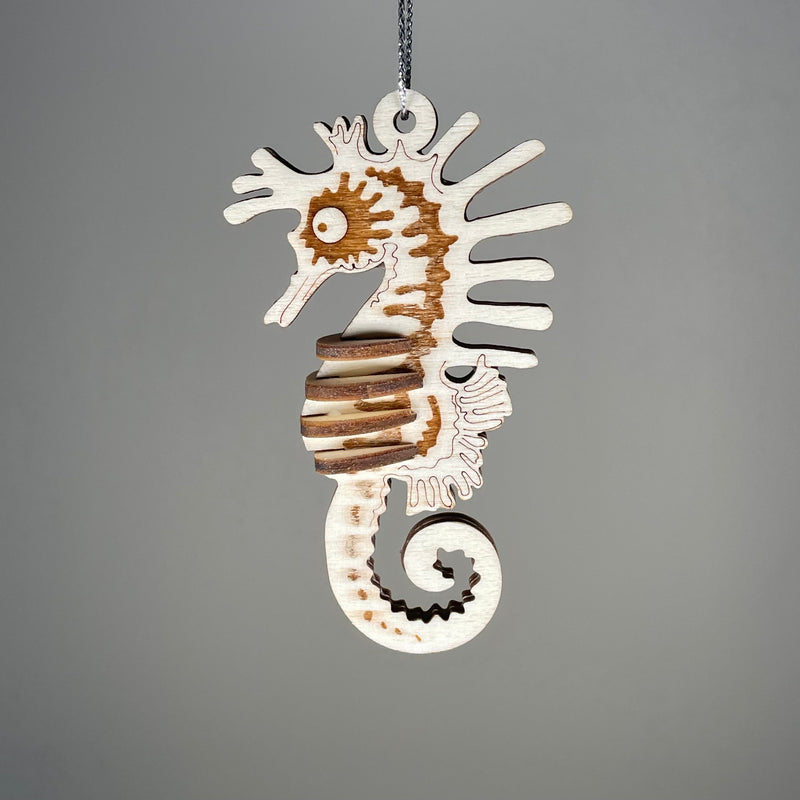 Seahorse Bauble - Flatpack Model Kit
