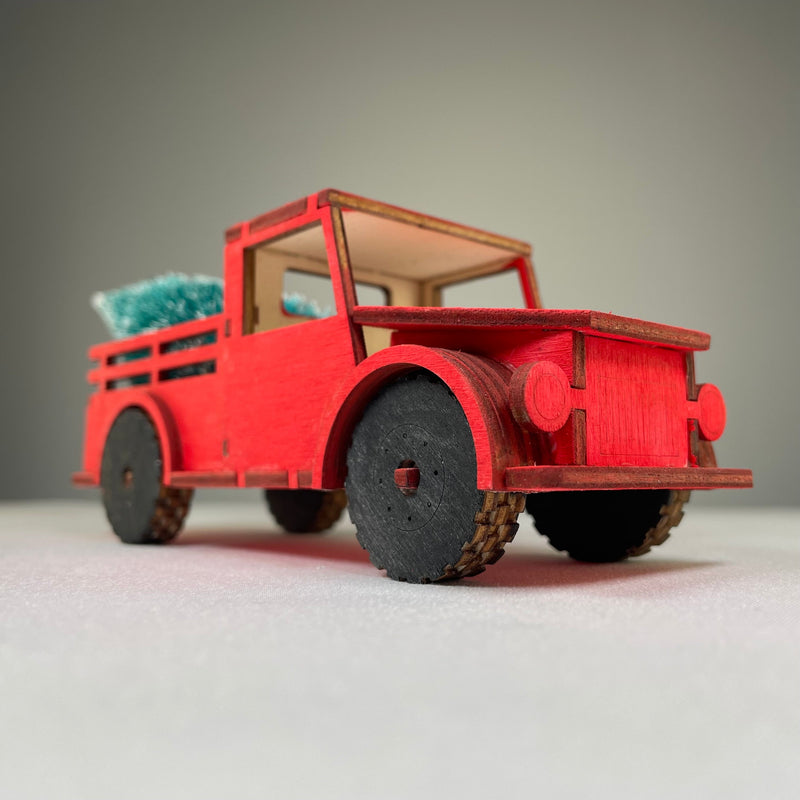 Truck with Christmas Tree - Ready-Made Model