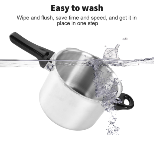 7L Aluminium Pressure Cooker Dual Handle Heavy Duty Kitchen Cooking Pot