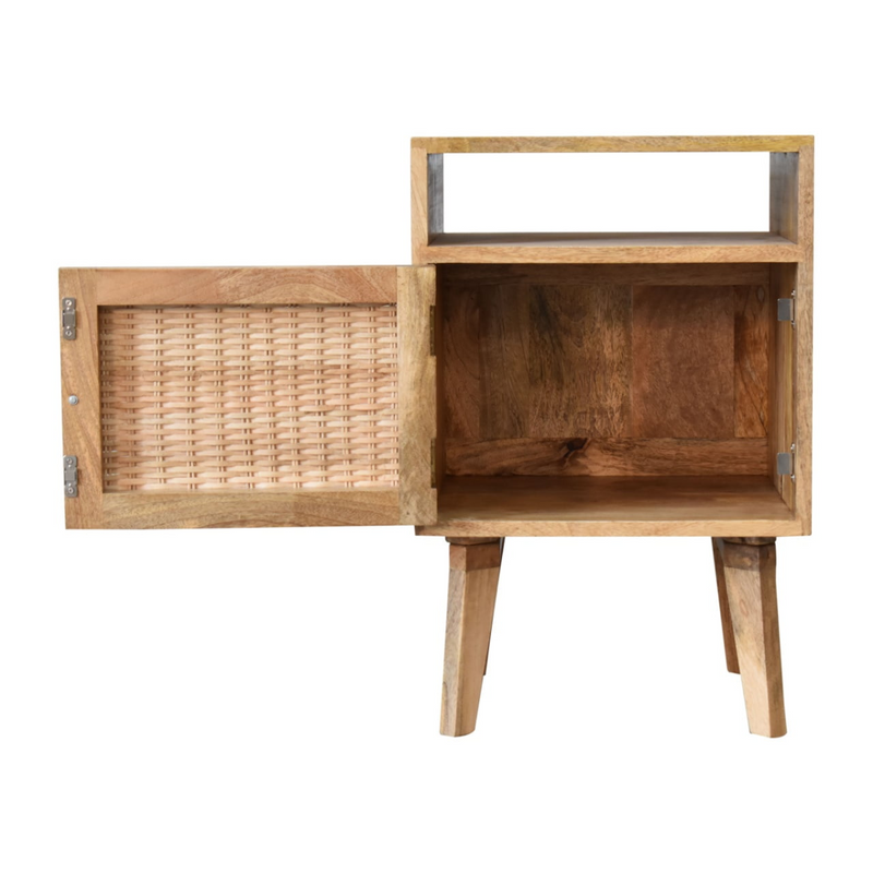 Artisan Furniture Solid Wood Knit Door Bedside