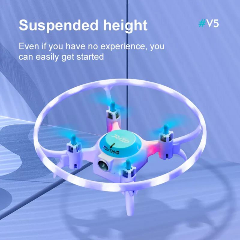 4DRC V5 Kids and Beginners Mini RC Drone V5 RC Quadcopter with 1080P HD Wide Angle Camera,Drones suitable for children and beginners,Logistics is randomly sent by Evri/Royal Mail/DPD.
