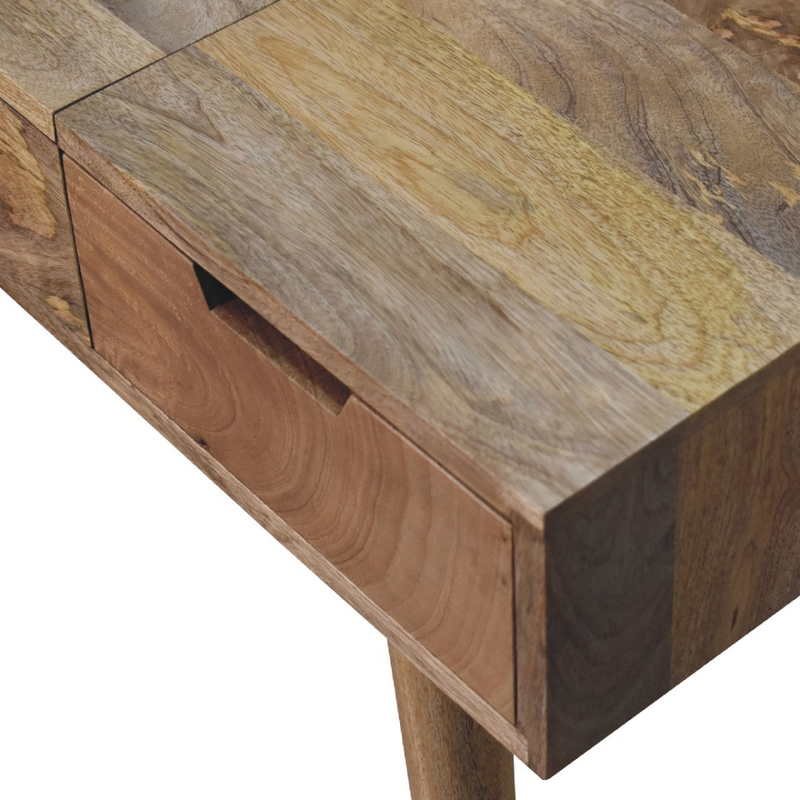 Artisan Furniture Solid Mango Wood Oak-ish Dressing Table
