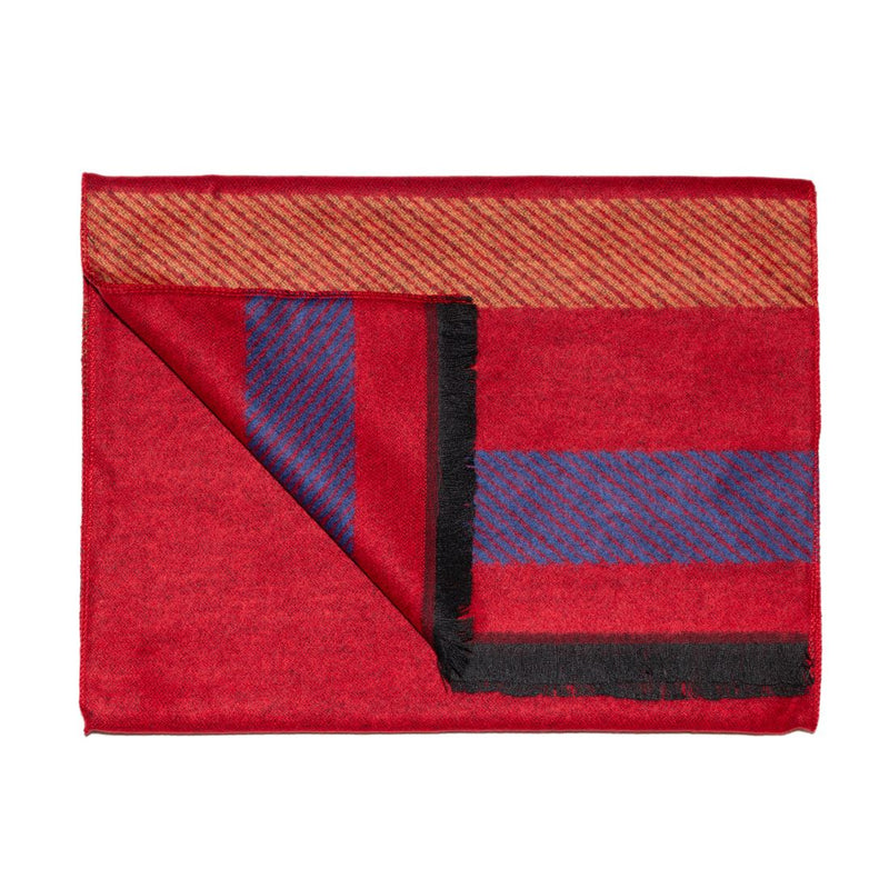 Red Stripe Bamboo Scarf