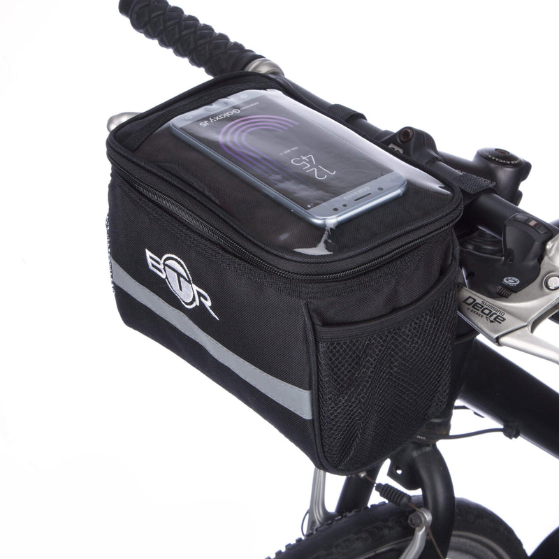 BTR Handlebar Bicycle Bag With Bike Mobile Phone Holder