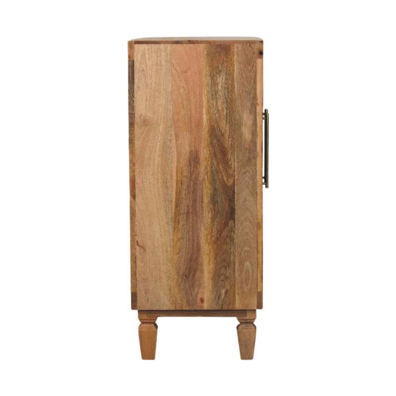 Artisan Furniture Solid Wood Marbella Cabinet, 2 Doors, 2 Shelves, Brown