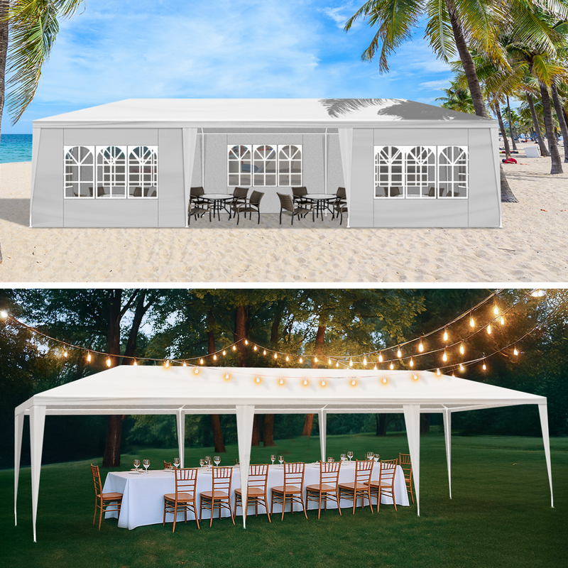 3*9m 7-Sided Iron PE Cloth Party Tent