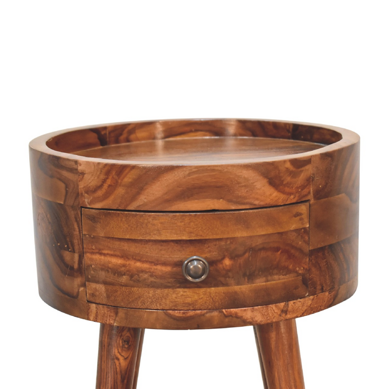 Artisan Furniture Solid Wood Alina Honey Bedside