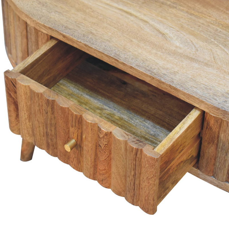 Artisan Furniture Solid Wood Stripe Coffee Table