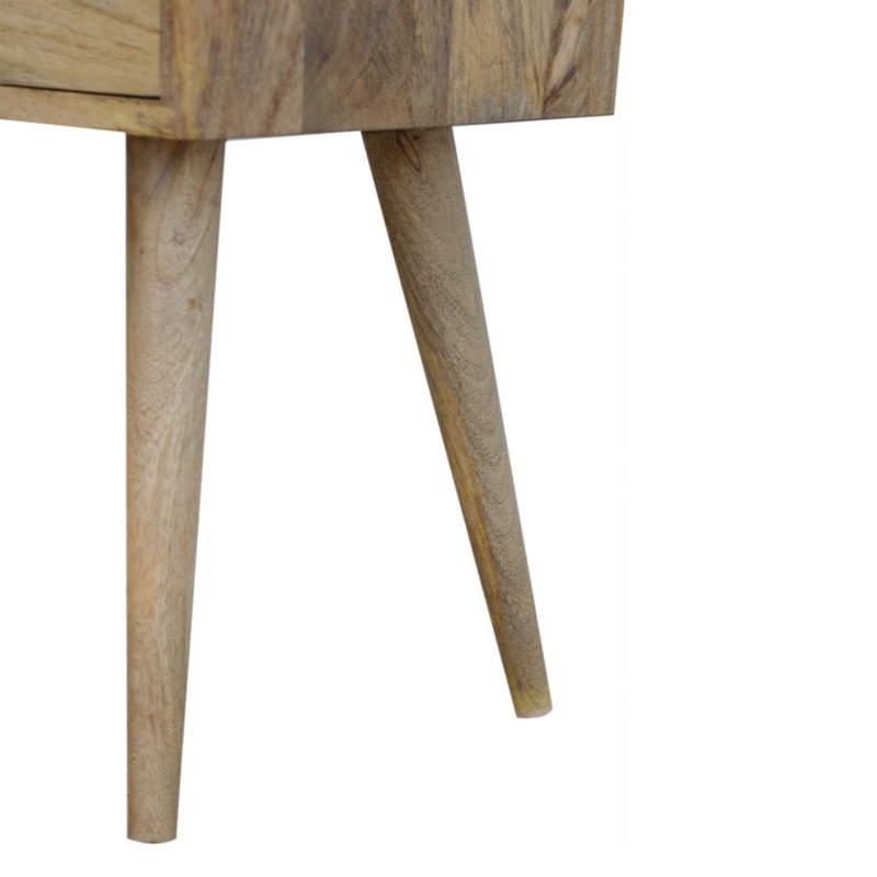 Artisan Furniture Solid Wood Mini Oak-ish Bedside