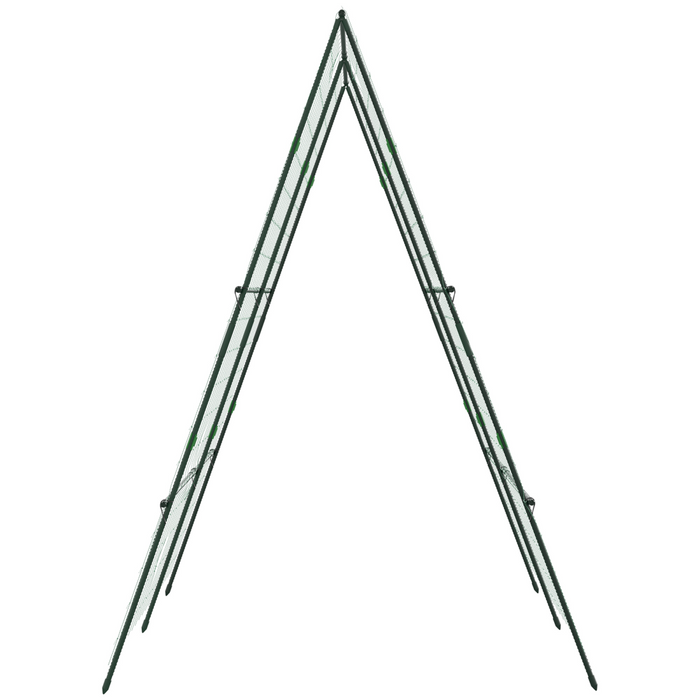 Outsunny A-Frame Trellis Plant Support for Vegetables, Flowers, Fruit