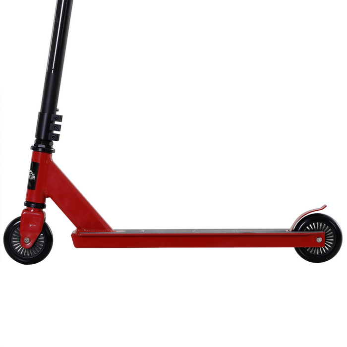 HOMCOM Stunt Scooter Complete Trick Scooters Kick Scooters Teenagers Red