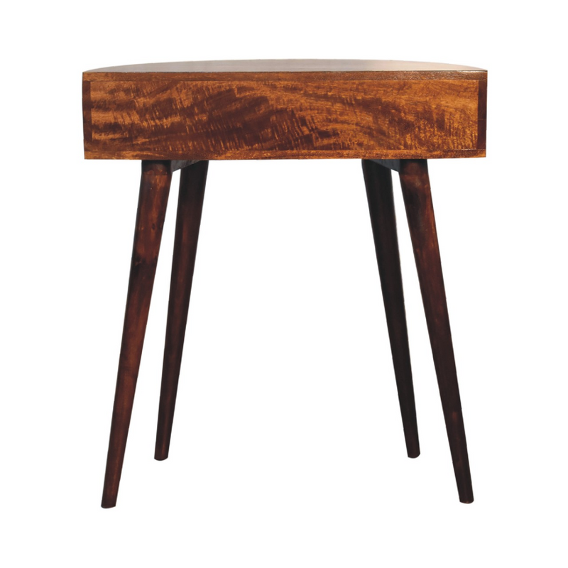 Artisan Furniture Solid Wood Odyssey Console Table, 1 Drawer, Dark Brown