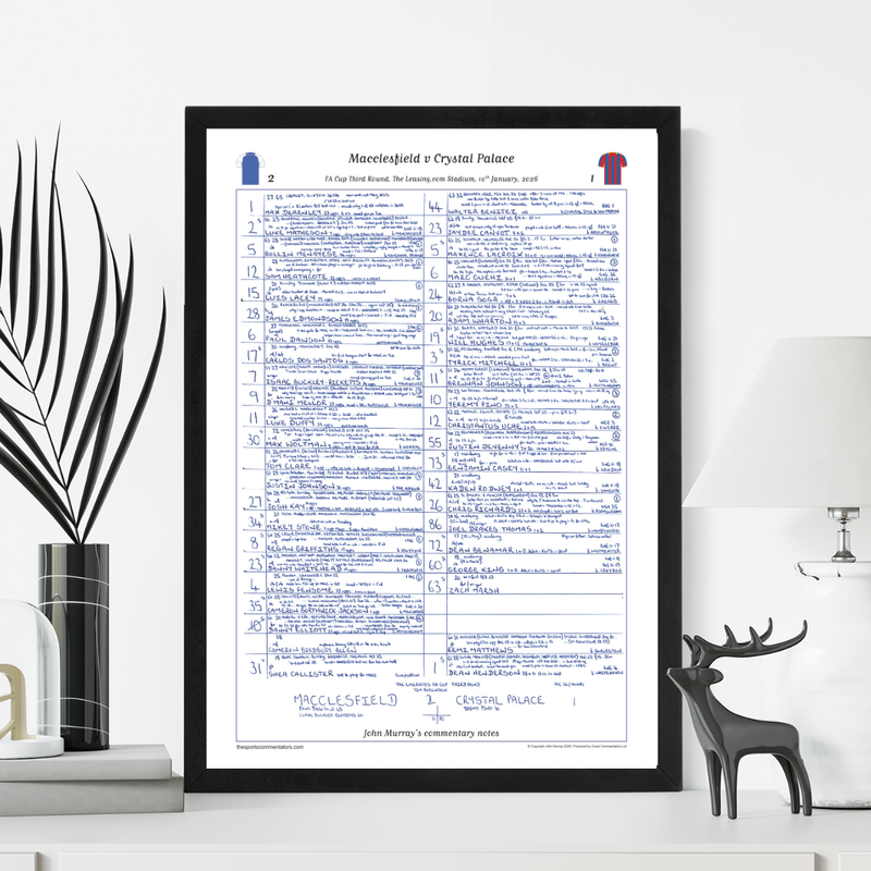 Macclesfield v Crystal Palace, FA Cup Jan 2026 - John Murray