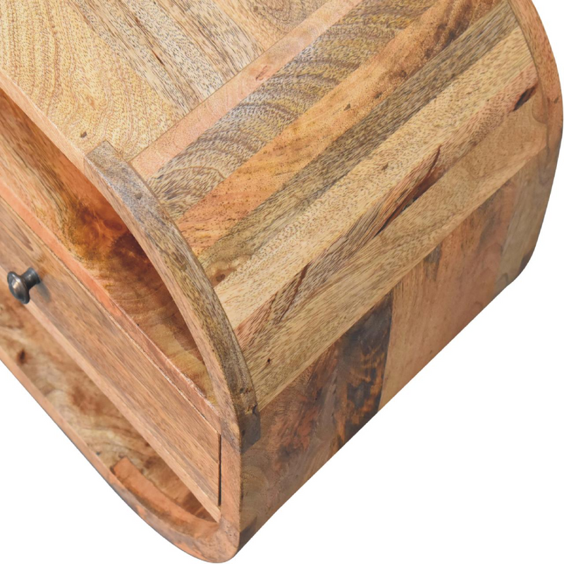 Artisan Furniture Solid Wood 2 Drawer Curved Edge Media Unit