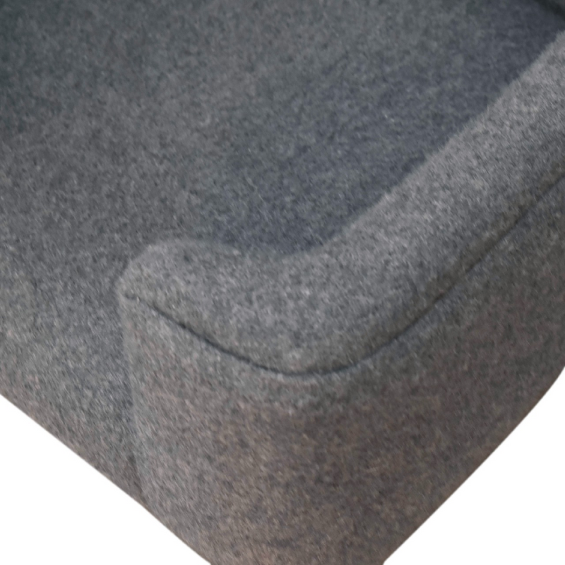 Artisan Furniture Solid Mango Wood Mini Battleship Tweed Pet Sofa Bed