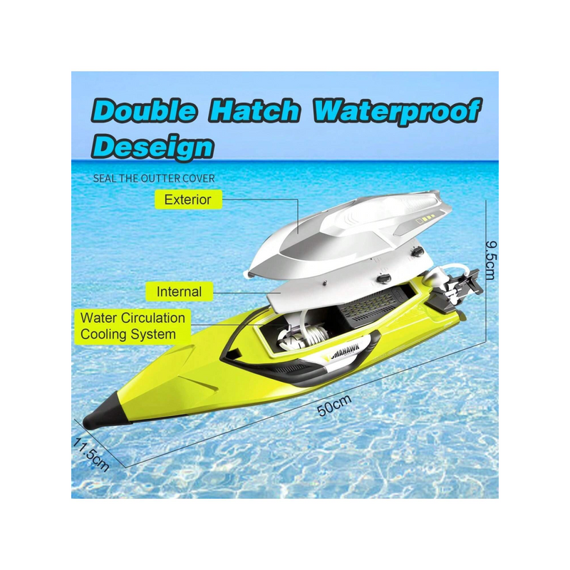 S2 High Speed RC Boats with LED Lights & 2 Batteries, 30+ mph Remote Control Boat for Pools and Lakes,2 Batteries Toys Gifts For Boys Girls.Logistics is randomly sent by DPD/EVRI/Royal Mail.