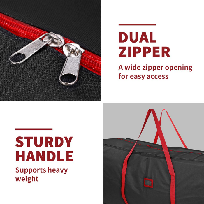 VINSANI BLACK XMAS TREE STORAGE BAG 1010451