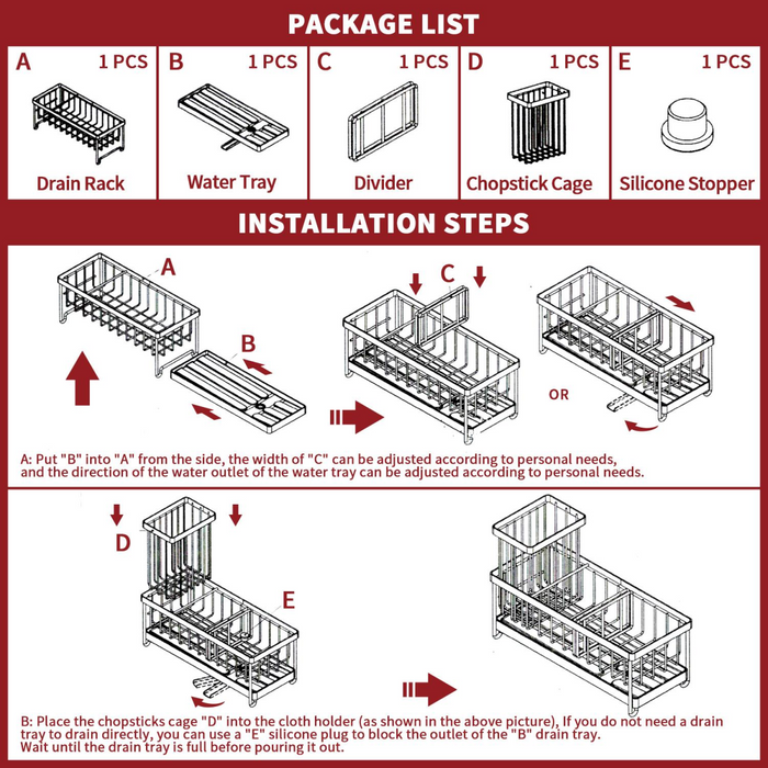 VINSANI WHITE SINK SPONGE HOLDER 1010499