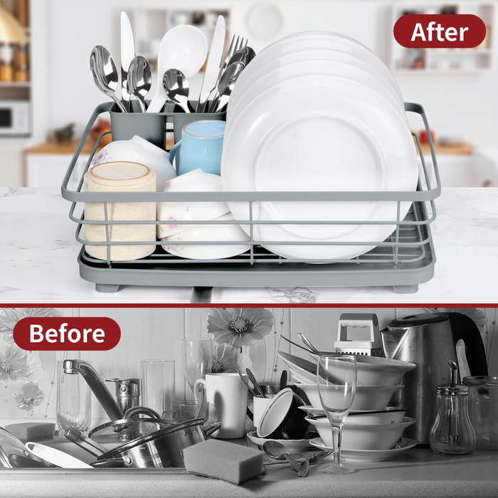 VINSANI GREY DISH RACK 1010435