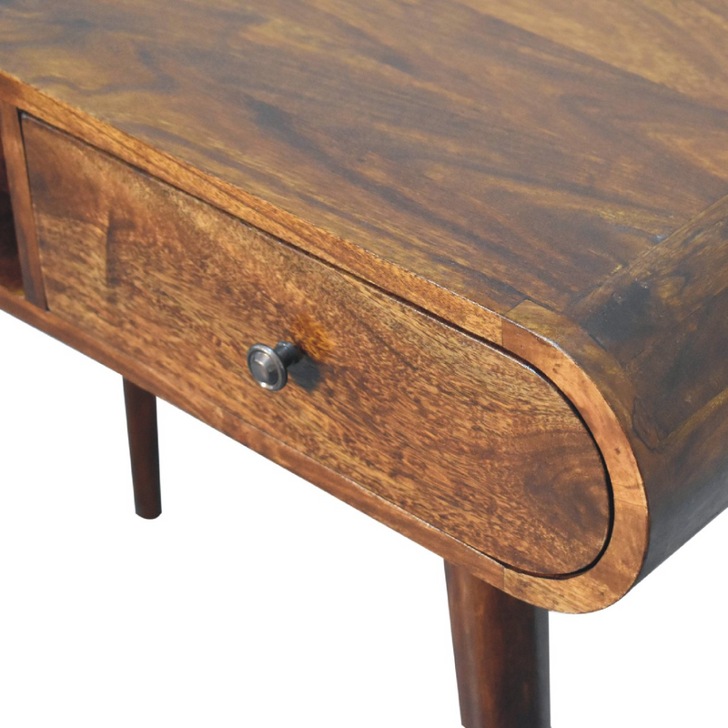 Artisan Furniture Solid Wood Chestnut London Open Console 90x80x45cm
