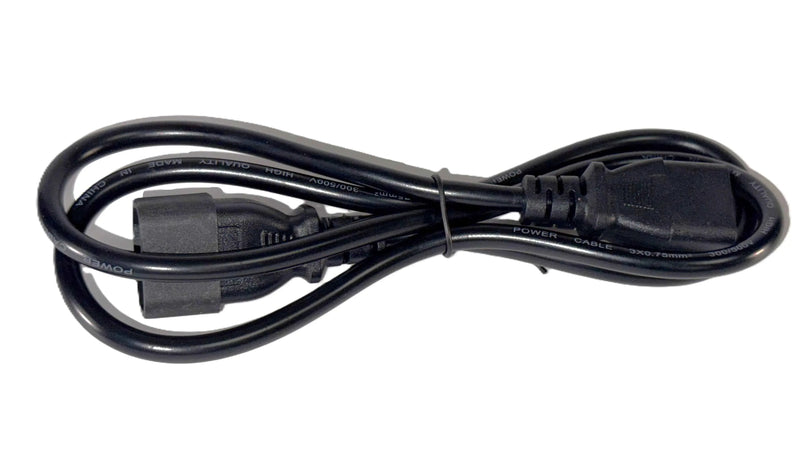 Kettle Lead Extension 1m Cable IEC Male to Female UPS Lead C13 - C14 Mains 240V