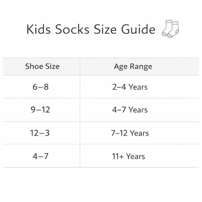 12 Pairs Kids Cotton School Socks Breathable Durable Ankle Socks Boys Girls Uniform Navy Grey Black White Sizes 2 to 12 by Sock Stack
