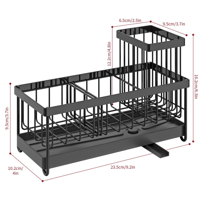 VINSANI BLACK SINK SPONGE HOLDER 1010500