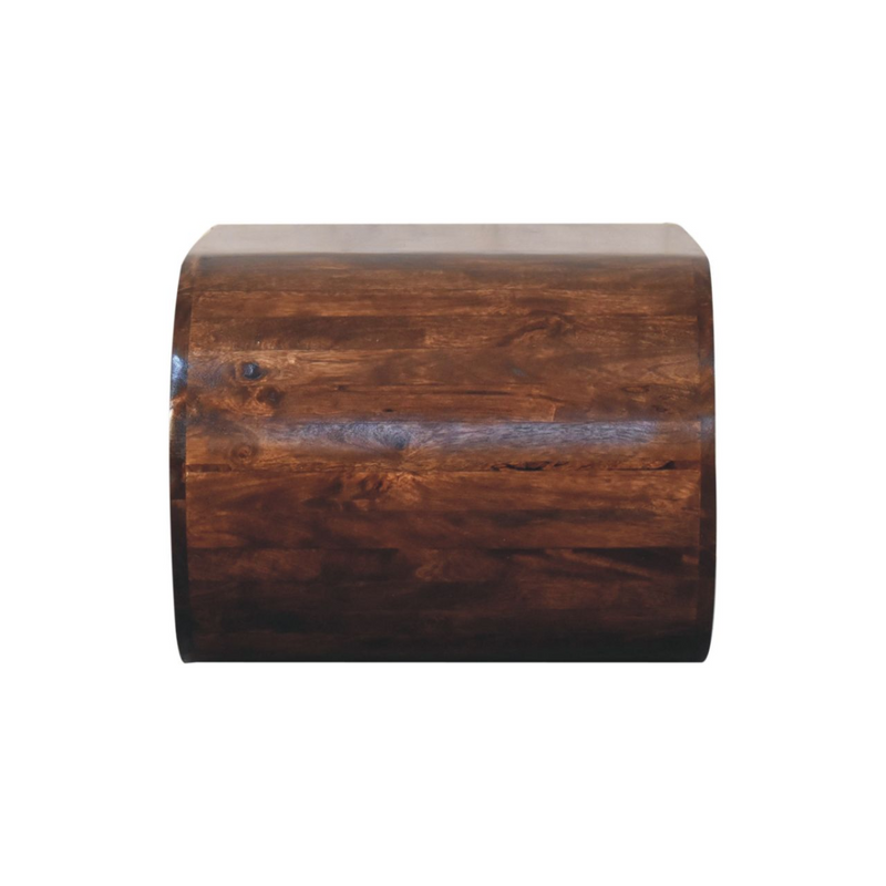Artisan Furniture Solid Wood California Amaya California Walnut Coffee Table, Brown, Open Slot
