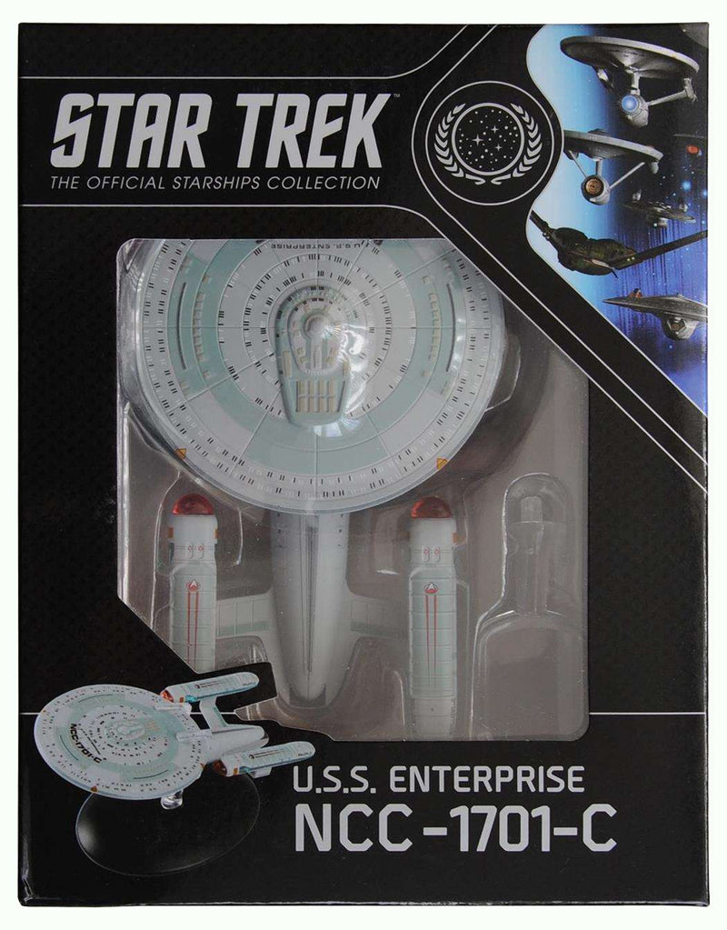 #10 U.S.S. Enterprise NCC-1701-C (Ambassador-class) Ship Model Die Cast Starship Window Boxed (Eaglemoss / Star Trek)