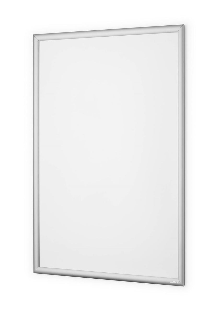 Durable Outdoor Snap Frame Weatherproof Poster Holder Notice Board | A1 Silver