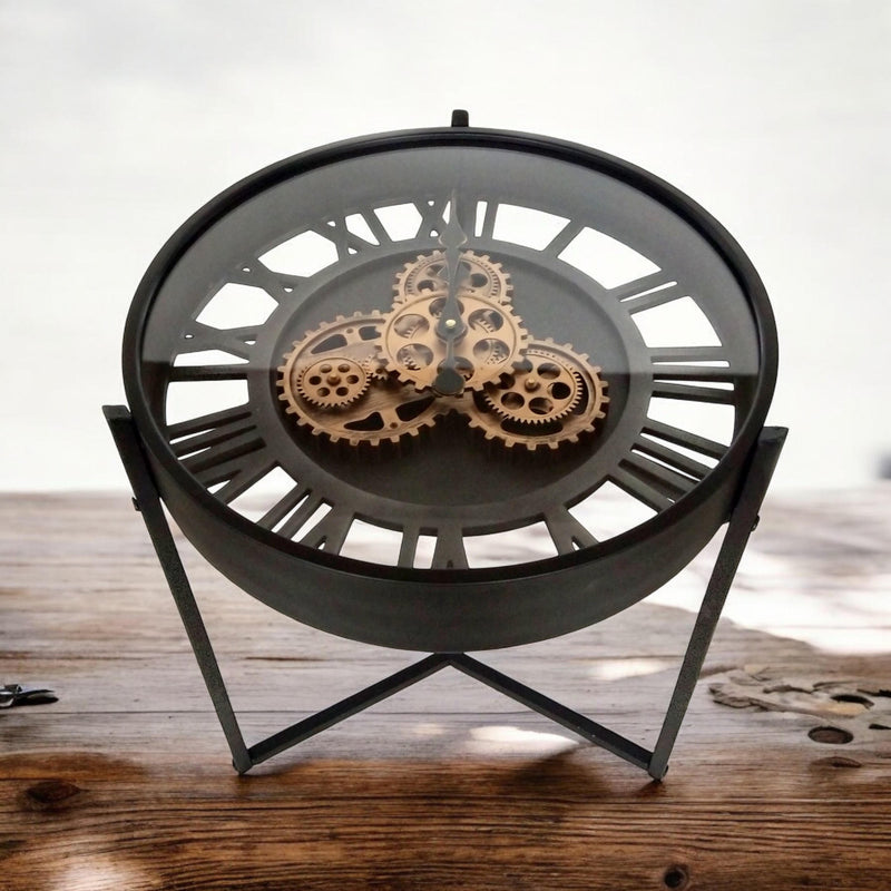 49CM GEAR CLOCK TABLE 49*49*55cm