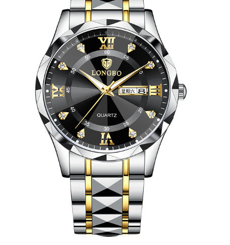 Waterproof Luminous Dual Calendar Watch