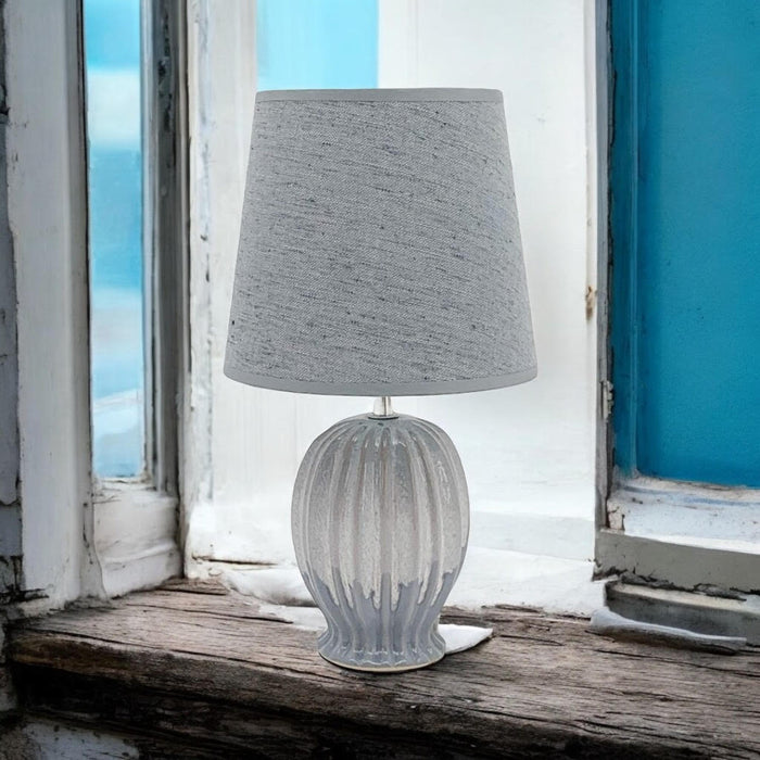 35CM HAND FINISHED LAMP AND SHADE