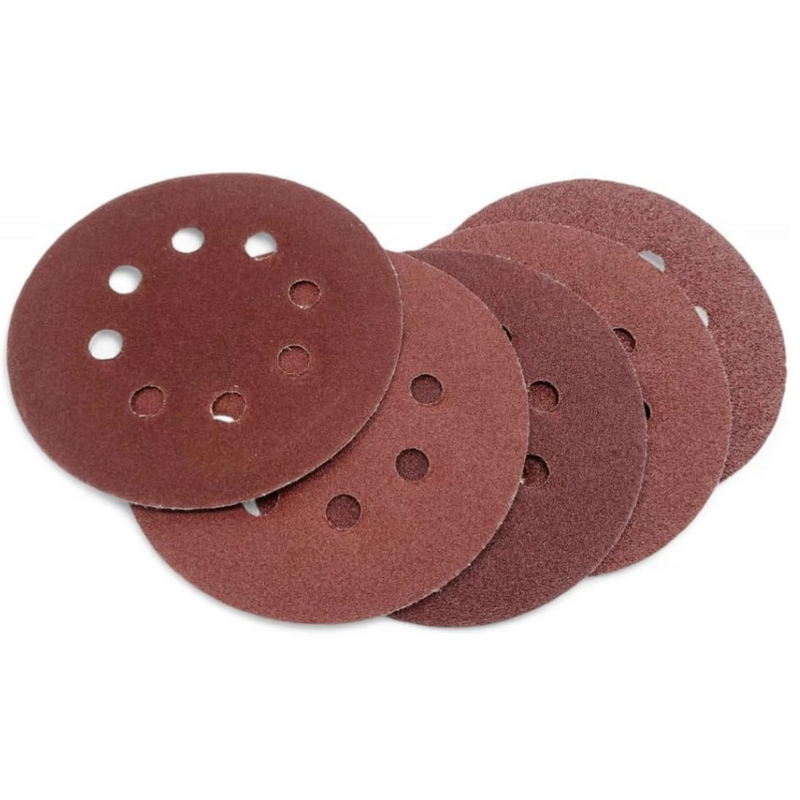 5pc 125mm Hook and Loop PEX Sanding Discs for Wood Finishing