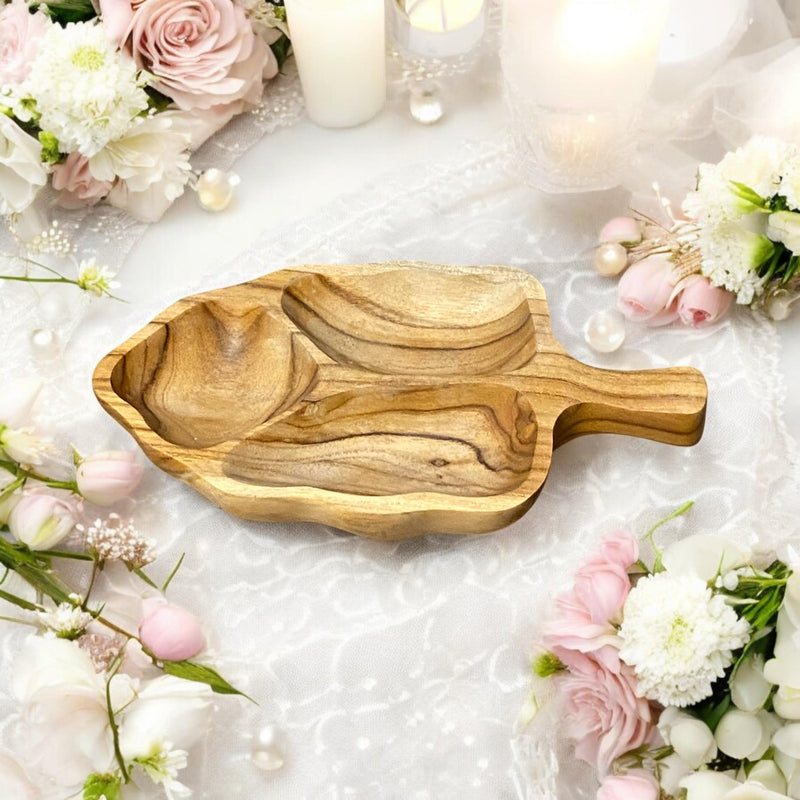 25CM TEAK ROOT ACORN BOWL